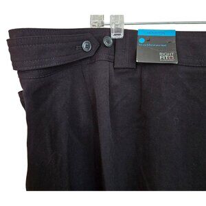 Lane Bryant Right Fit Black Houston Pants Womens Wide Leg NWT JJ4241